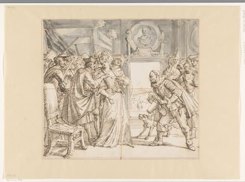 Spotprent op Lodewijk XIV en de vervolging van de protestanten in Frankrijk, 1689