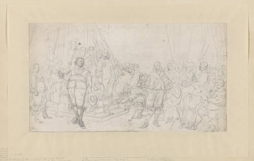 Schutters van de compagnie van kapitein Joan Huydecoper en luitenant Frans van Waveren, 1648