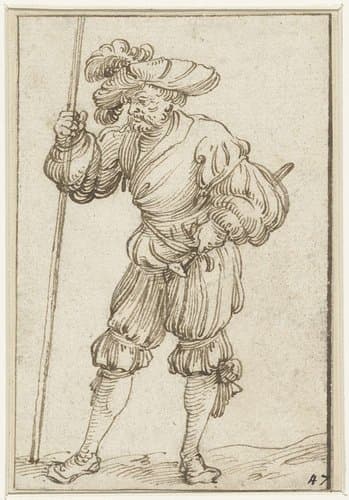 Staande landsknecht
