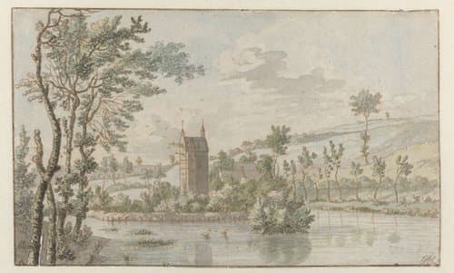 Landscape with Huis Kluys, near Brussels