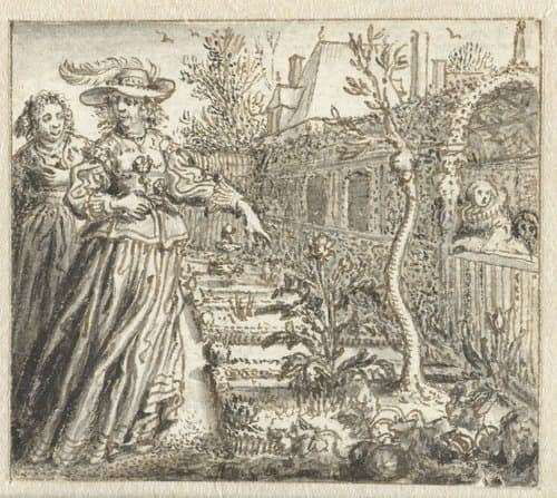 Women in a Garden