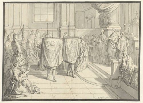 Het ontvangen van het gezegend brood