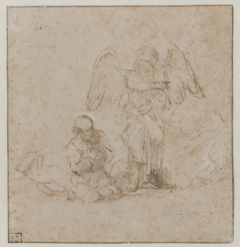 Engel verschijnt aan Elia