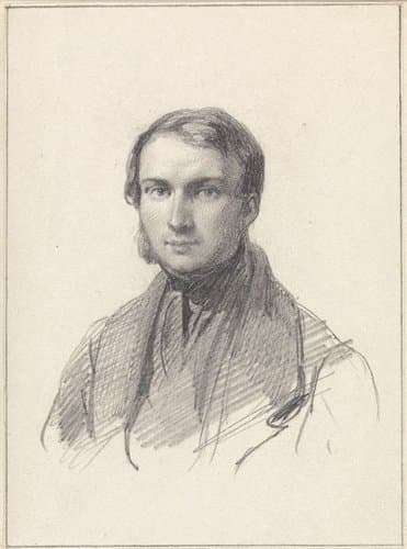 Zelfportret van Gijsbertus Craeyvanger