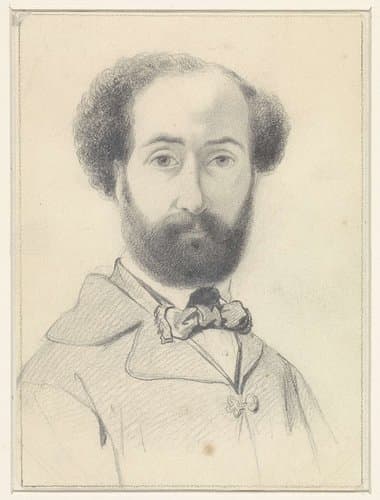 Zelfportret van Moritz Calisch