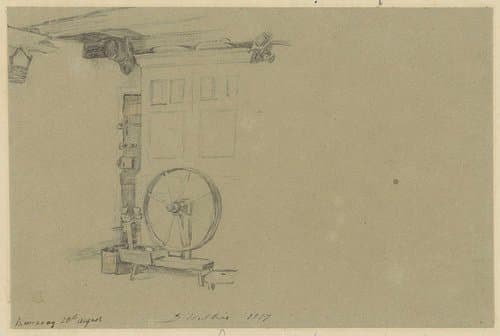 Interieur van een boerenvertrek te Munarey