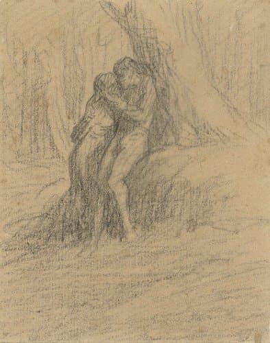 Portrait of Jacque, Charles-Émile