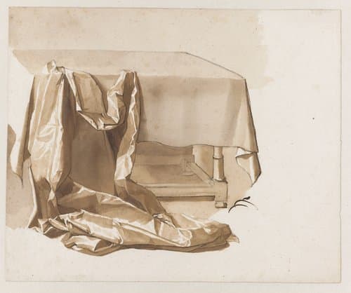 Draperie op een tafel