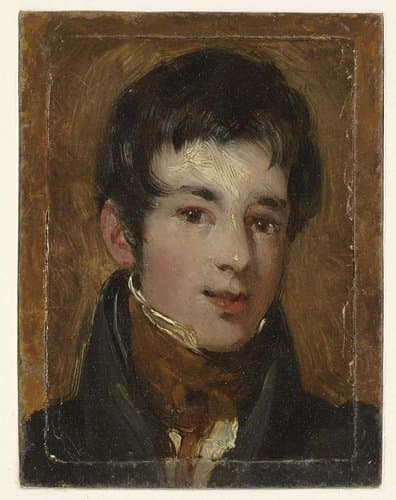 Portret van de schilder James Holland