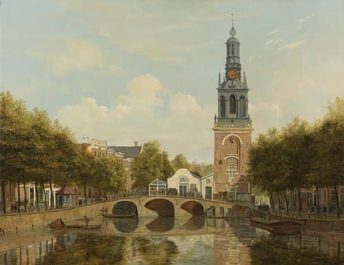The Torensluis and the Jan Roodenpoortstoren in Amsterdam