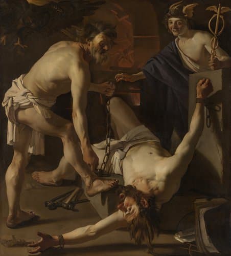 Prometheus Chained by Vulcan