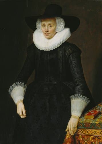 Portret van Margarita Courten (1564-1640)