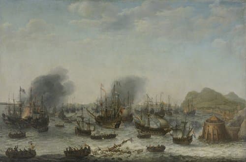 The Defeat of the Spanish at Gibraltar by a Dutch Fleet under the Command of Admiral Jacob van Heemskerck, 25 April 1607