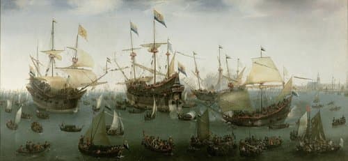 De terugkomst in Amsterdam van de tweede expeditie naar Oost-Indië, 19 juli 1599
