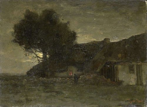 A Sheepfold at Nightfall