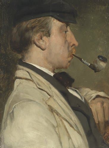 Portret van Louis Sierich (1834-1919), schilder
