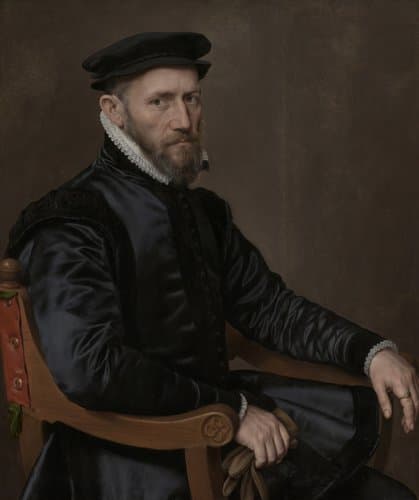 Portretten van Sir Thomas Gresham en Anne Fernely