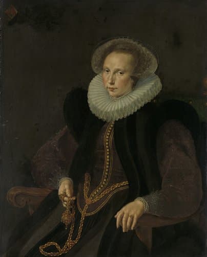 Griete Jacobsdr van Rhijn (1585-1652). Echtgenote van Jacob Cornelisz Banjaert, genaamd van Neck