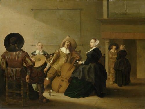 A Musical Company in an Interior