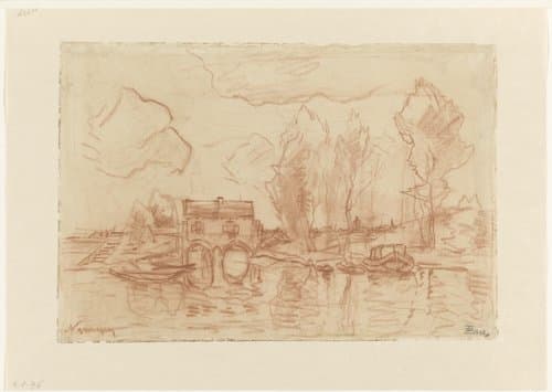 Landschap bij Nijmegen