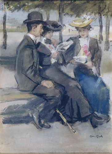 In the Bois de Boulogne near Paris