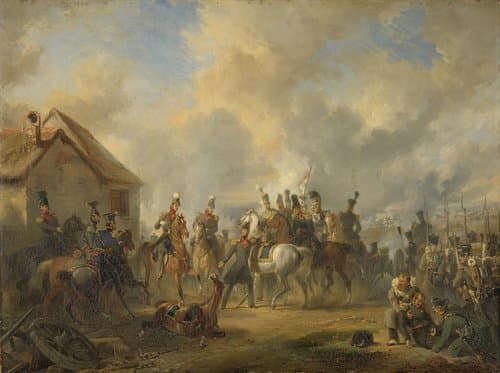 De slag bij Bautersem, 12 augustus 1831, gedurende de Tiendaagse Veldtocht