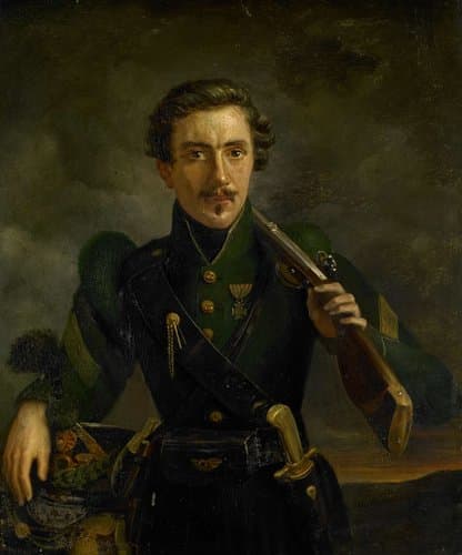 Self Portrait in the Uniform of the Rifles