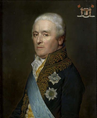 Adriaen Pieter Twent (1745-1816), graaf van Rosenburg. Minister van Waterstaat, minister van Binnenlandse Zaken, kamerheer van koning Lodewijk Napoleon