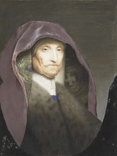 Portret van een oude vrouw, zogenaamd Rembrandts moeder
