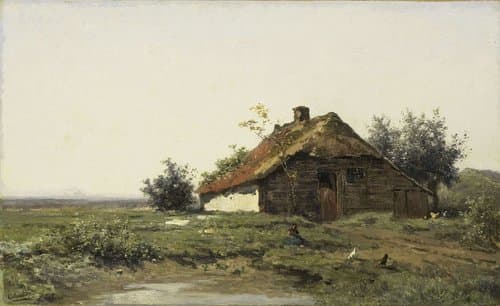 Boerderij in open veld