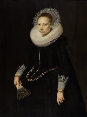 Portret van Maria Overrijn van Schoterbosch (1599/1600-38)