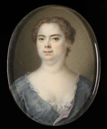 Portret van Esther Winter, echtgenote van Balthasar Denner