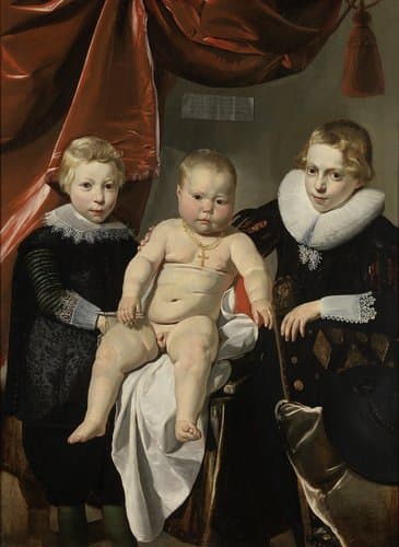 Portret van Jan, Simon en Hendrick Verstegen
