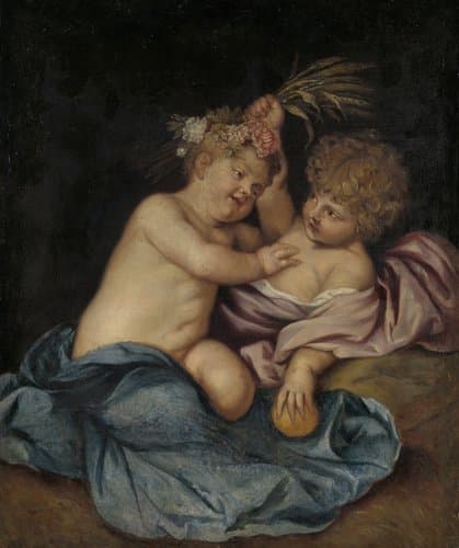 Two Infants, Personifications of Spring and Autumn