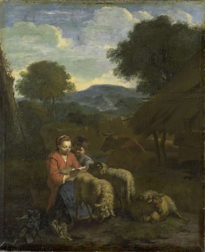 Shepherdess Reading