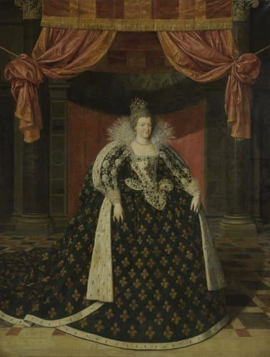 Portrait of Marie de Médicis (1575-1642), Queen of France, in Robes of State