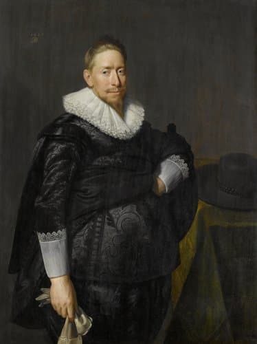 Portret van een man uit de familie Pauw, vermoedelijk Michiel Pauw (1590-1640) of Reinier Pauw (1591-1676)