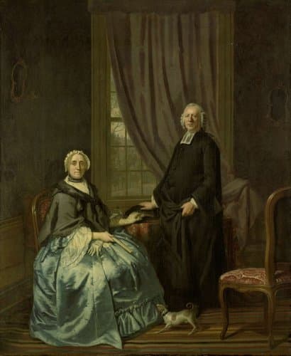 Portrait of Petrus Bliek, Remonstrant Minister in Amsterdam, with his Wife Cornelia Drost