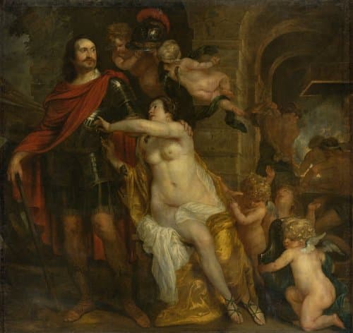 Venus bewapent een krijger, mogelijk Johan Maurits van Nassau-Siegen