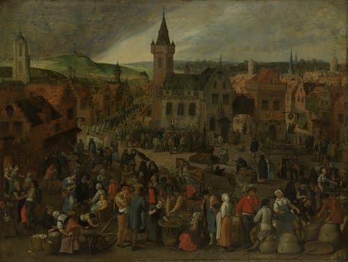 Market Day in a Flemish Town