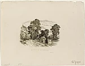 A Castle by Charles Émile Jacque
