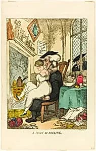 A Man of Feeling by Thomas Rowlandson