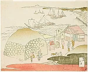 A View of Takanawa by Totoya Hokkei