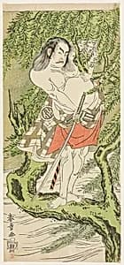 Actor Nakamura Sukegorô II as a Chivalrous Commoner (Otokodate) by Katsukawa Shunsho