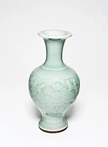 Baluster-Shaped Vase with Peony Flowers by Unknown