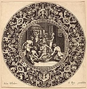 Bath of Sardanapalus by Johann Theodor de Bry