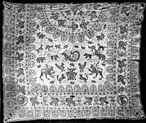 Bedcover by Indo-Portuguese
