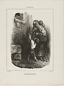 Beggars by Alexandre Gabriel Decamps