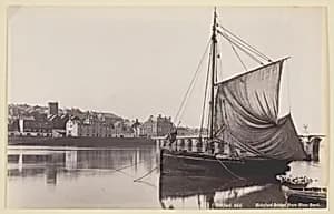 Bideford Bridge from River Bank by Francis Bedford