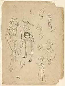 Caricatures of Gentlemen by Philip William May